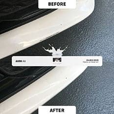 Before and after touch up repair 9